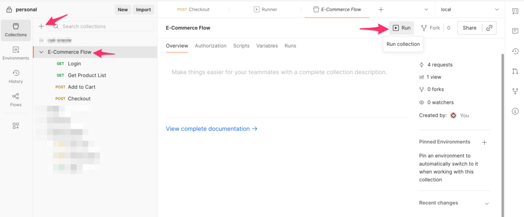 postman collectionsrun